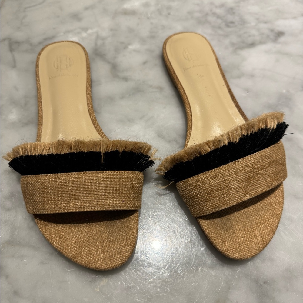 House of Harlow Raffia slides - Picture 3 of 13